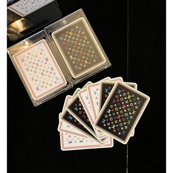 READ! LOUIS VUITTON MULTICOLOR MURAKAMI PLAYING CARDS SOLD INDIVIDUALLY - Picture 4 of 10